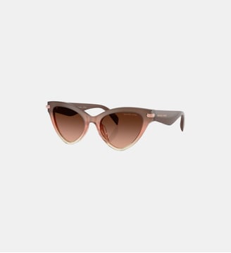 Lunettes de soleil Œil de chat MK2259U Roanoke - Michael Kors - Marron et rose