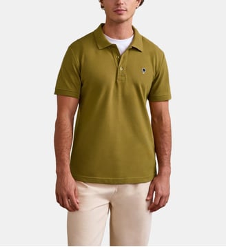 Polo LUMIGNY - Faguo - Kaki foncé