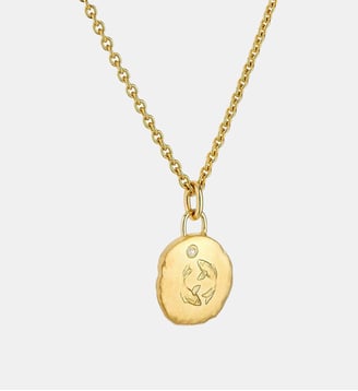 Médaille Astro Poisson Or Jaune & Diamant Arthus Bertrand
