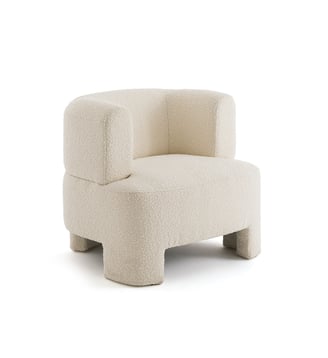 Fauteuil petit modèle tissu bouclette AM.PM