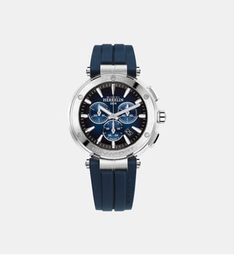 Montre Newport Bleu foncé 37688A35CB - Herbelin - Argenté