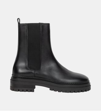 Bottines Plates Clover Cuir d Agneau - Bobbies - Noir