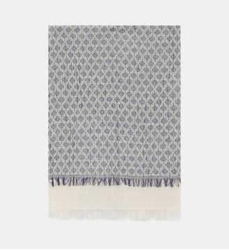 Foulard imprimé en coton - DORALIA - Gerard Darel - Bleu ciel