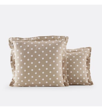 Taie d'oreiller flanelle imprimé pois La Redoute Interieurs