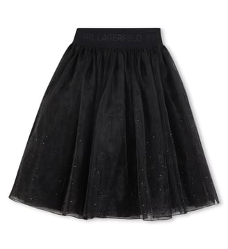 Jupe voile - Karl Lagerfeld Kids - Black