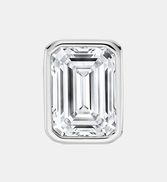Boucle d'oreille Puce Grande Notte Blanche Argent Nebuleuse Bijoux
