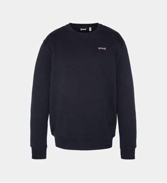 Sweatshirt ras du cou - Schott - Bleu marine