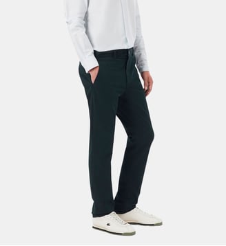 Chino twill stretch slim fit - Lacoste - Vert foncé