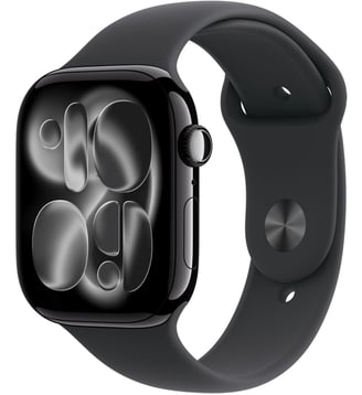 Montre connectée 46mm Alu / Noir Serie 11 M/L - Apple - Noir