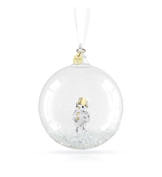 Annual Edition Décoration Boule 2026, Blanc - Swarovski - White