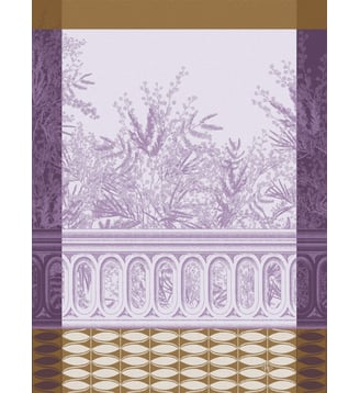 Torchon Riviera Mimosa - Le Jacquard Francais - Crépuscule