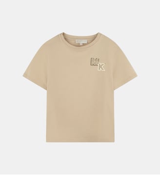 T-shirt manches courtes - Michael Kors Kids - Ficelle
