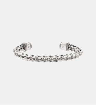 Bracelet jonc ajustable   - Tess - Satellite - Argenté