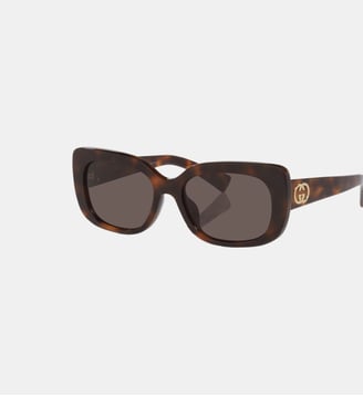 Lunettes de soleil Rectangulaire GG1979SK - Gucci - Écaille