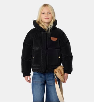 Doudoune siglée - Chloe Kids - Black