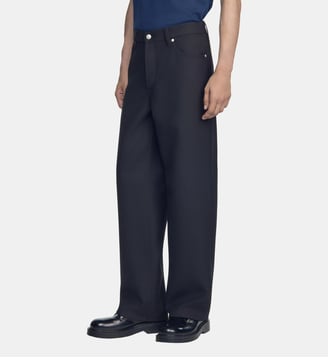 Pantalon droit cinq poches - Sandro - Noir