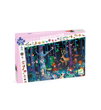 La forêt enchantée - 100 pcs - FSC MIX - Djeco - Multicolore