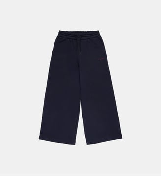 Pantalon wide leg en polaire de la marque - Marni - Bleu foncé