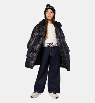 Doudoune longue - Karl Lagerfeld Kids - Black