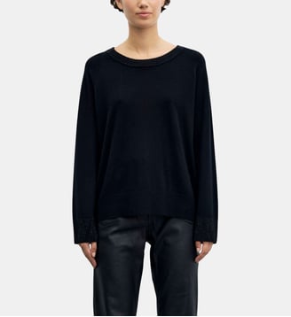 Pull en laine et strass - REIA - Gerard Darel - Noir