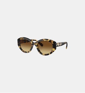Lunettes de soleil Irrégulier SK6005 - Swarovski - Havana moyen