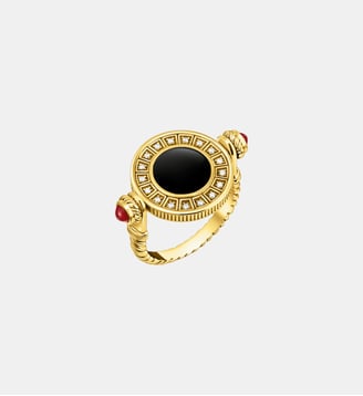 Bague serpent avec pierres blanches - Thomas Sabo - Or