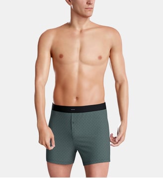 Boxershort avec bouton en Coton - Impetus - Vert