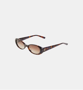 lunettes de soleil Mimi ovale - Agnès b. - Marron daim