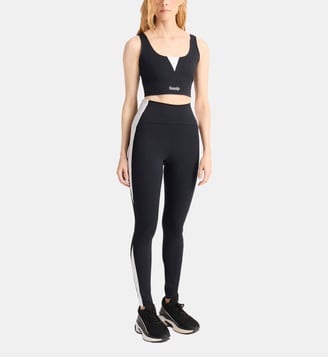 Legging biarris coupe ajustée - Fusalp - Noir et neige