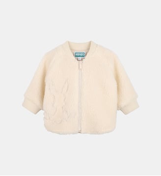 Veste zipée à manches longues - Kenzo Kids - Pale trench