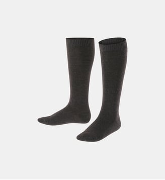 Mi-Bas Comfort Wool Laine Vierge - Falke - Antra mélangé