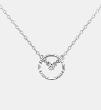 Collier chaîne Angélique en Argent avec diamant blanc - La Garçonne Diamant - Argent