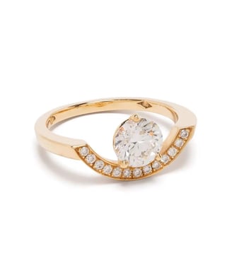 Bague Intrépide grand arc 1 carat pavée Loyal.e Paris