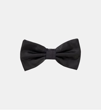 Nœud papillon en jacquard de soie - BOSS - Noir