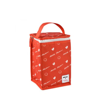 Pochette repas isotherme Rouge Mathilde Cabanas - Beaba - Rouge