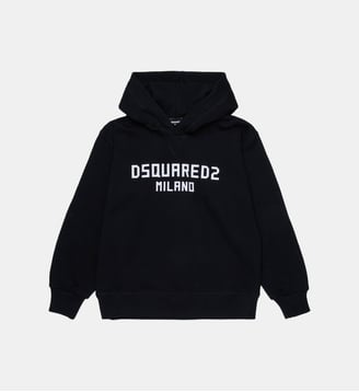 Sweat à capuche avec logo - Dsquared2 - Noir