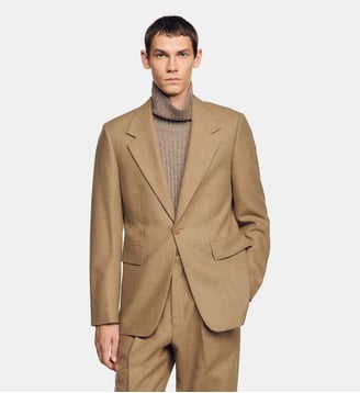 Veste de costume en laine Sandro
