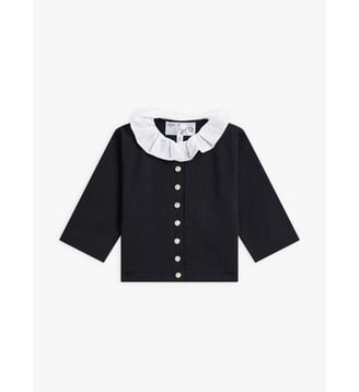 cardigan pression Volant - Agnès b. - Noir