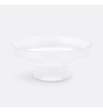 Coupe à fruits en verre strié La Redoute Interieurs