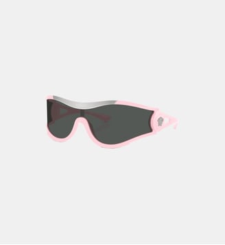 Medusa Medallion Shield Sunglasses - Versace - Rose
