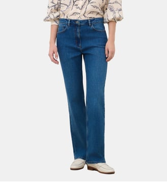 Pantalon pkyledenim - Motif uni - Coupe droite - Caroll - Denim stone