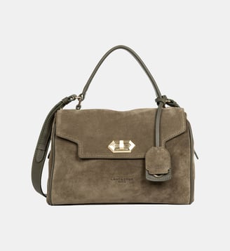 Sac à main Suède Grace en cuir - Lancaster - Kaki