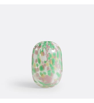 Vase tacheté en verre H15 cm La Redoute Interieurs