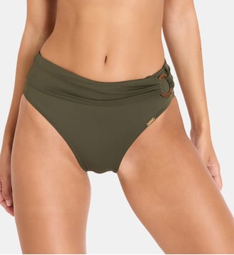 Bas de maillot de bain Maeve taille haute - Livia - Kaki