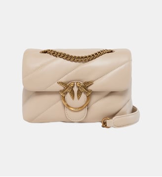 Petit sac bandoulière love bag puff maxi quilt - Pinko - Beige