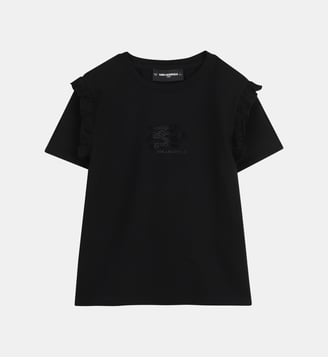 Tee-shirt manches courtes - Karl Lagerfeld Kids - Black