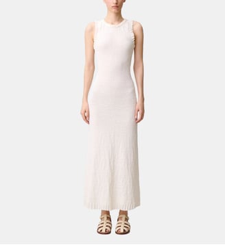 Robe longue maille - Claudie Pierlot - Écru