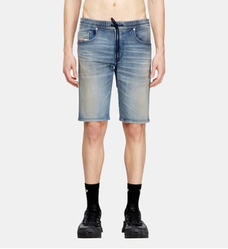 Short slim en JoggJeans épuré - Diesel - Bleu