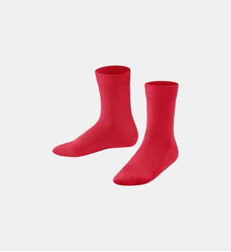 Chaussettes Family Coton - Falke - Rouge a lèvres