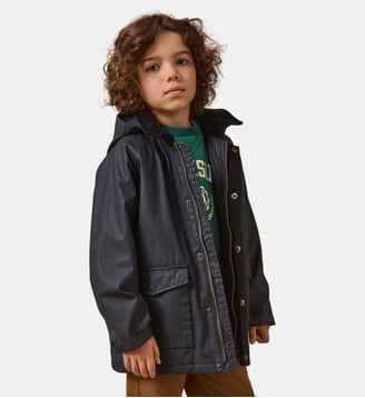 Veste en coton enduit - Cyrillus - Marine